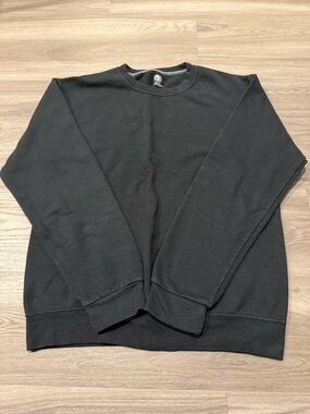 Athletic Works Black Crewneck Sweatshirt